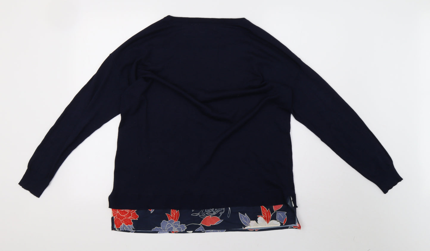 Anthology Womens Blue   Pullover Sweatshirt Size 14
