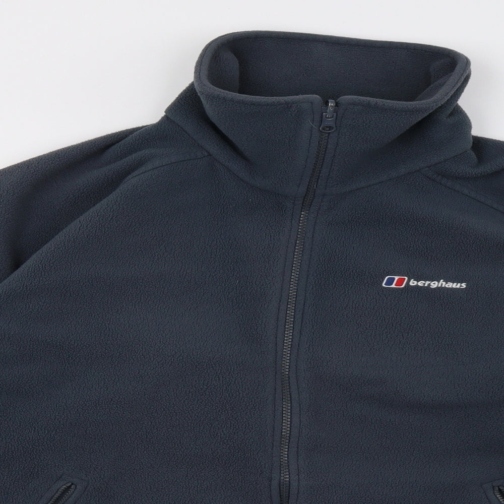Berghaus Mens Grey  Fleece Full Zip Sweatshirt Size L