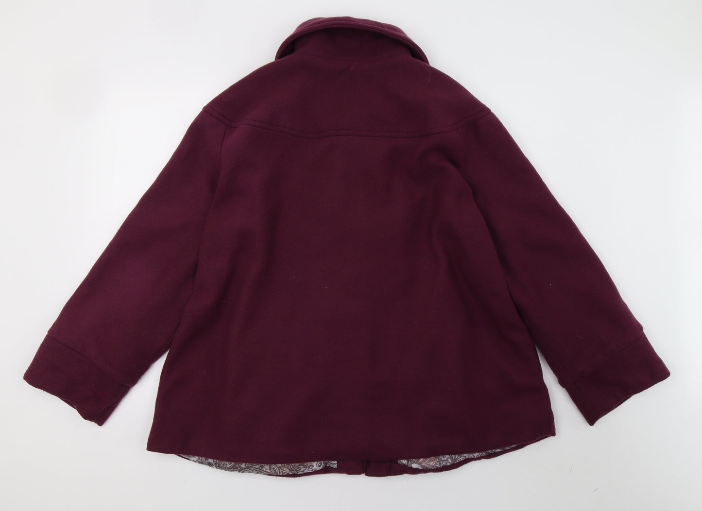 anne de lancay Womens Purple   Jacket  Size 18