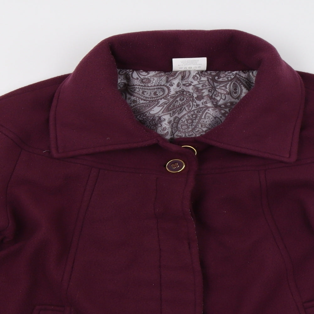 anne de lancay Womens Purple   Jacket  Size 18