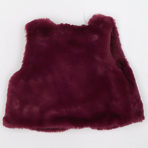 George Girls Purple   Basic Jacket Snowsuit Size 0-3 Months