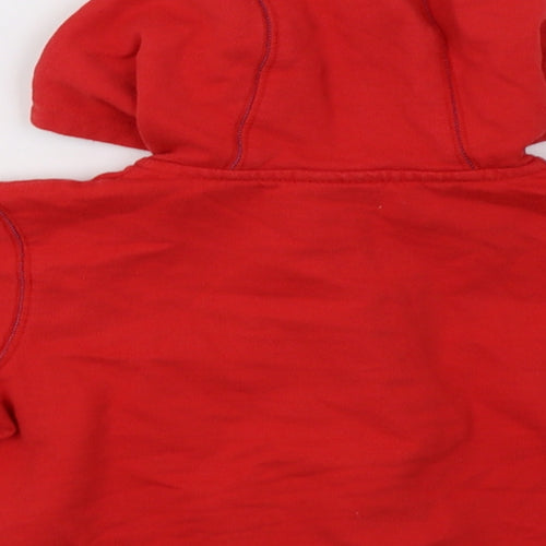 chad valley Boys Red   Full Zip Hoodie Size 3 Years