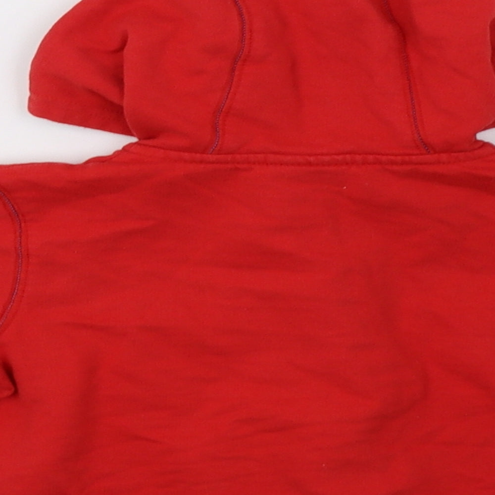 chad valley Boys Red   Full Zip Hoodie Size 3 Years