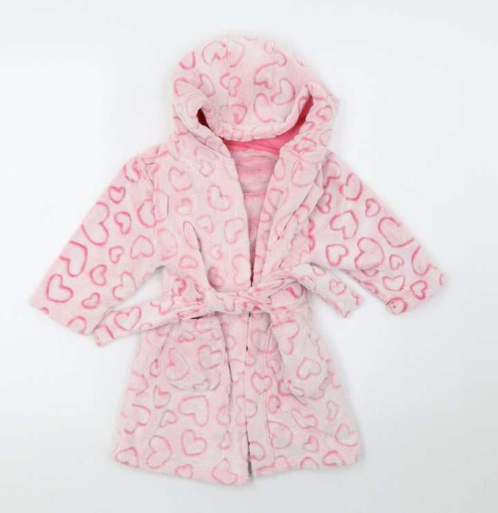 Mothercare Girls Pink Polka Dot Gown Size XS