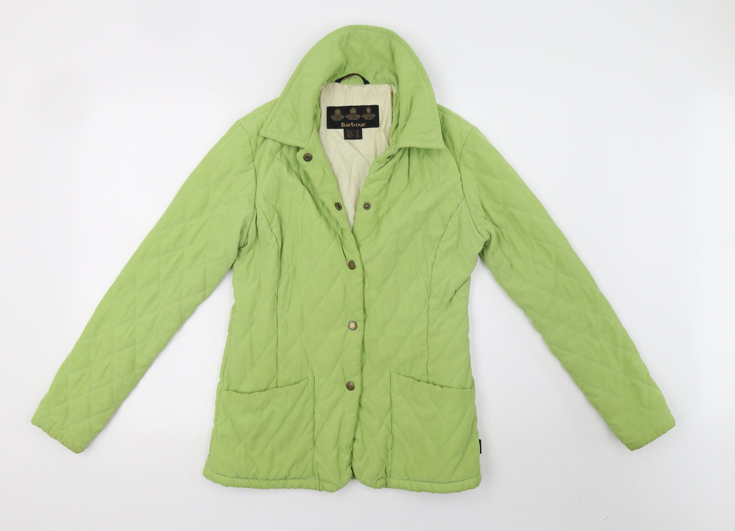 Marks and Spencer Womens Green   Puffer Jacket Coat Size 8