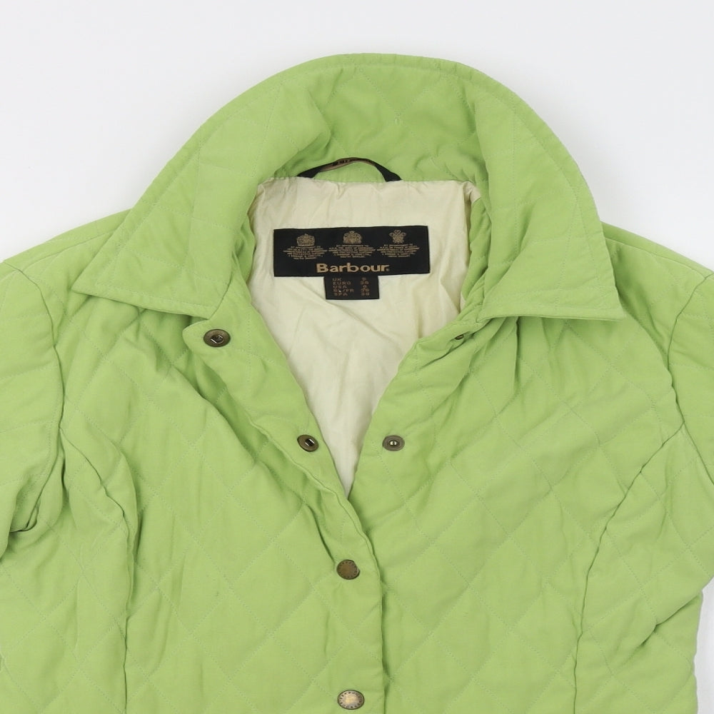 Marks and Spencer Womens Green   Puffer Jacket Coat Size 8