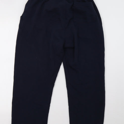 Cotton Traders Mens Blue   Cropped Trousers Size M L25 in