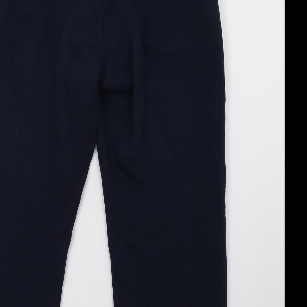 Cotton Traders Mens Blue   Cropped Trousers Size M L25 in
