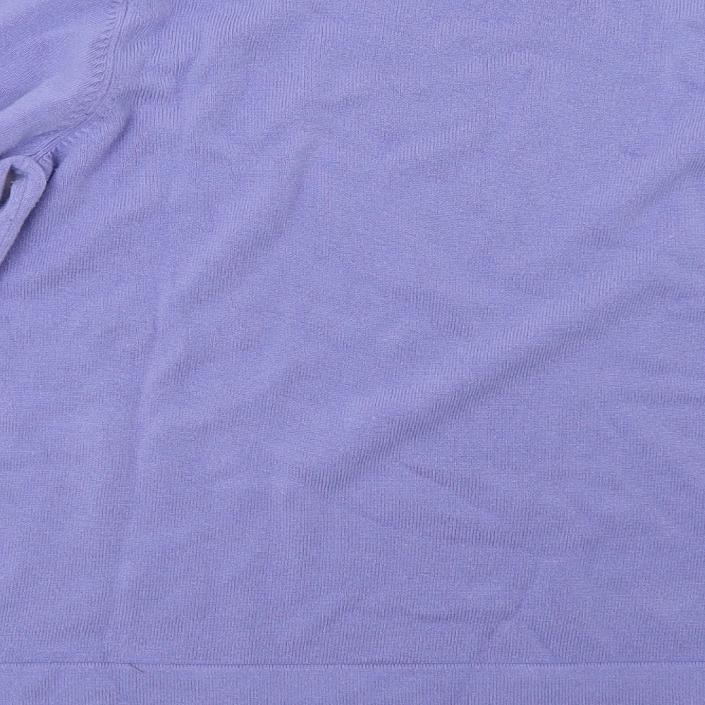 BM Collection Womens Purple   Pullover Sweatshirt Size M