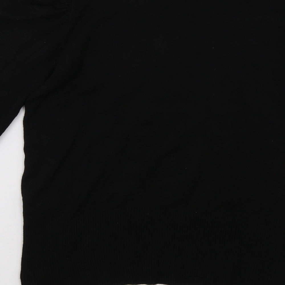 River Island Womens Black   Pullover Sweatshirt Size 12