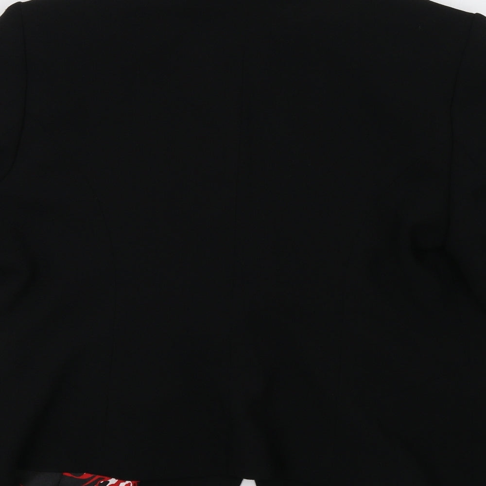 chianti Womens Black   Jacket Blazer Size 14