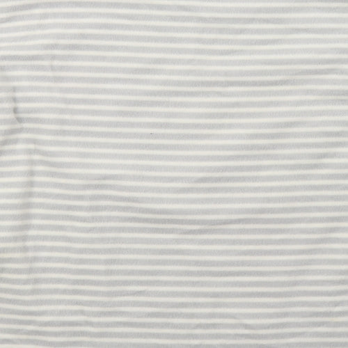 luxe leisure Womens Grey Striped   Pyjama Top Size M
