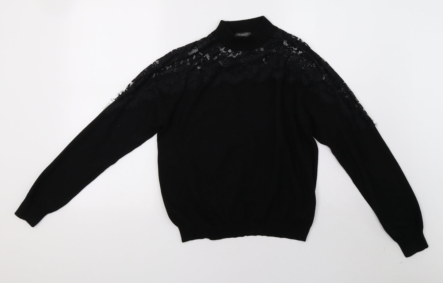 Primark Womens Black   Pullover Sweatshirt Size 12