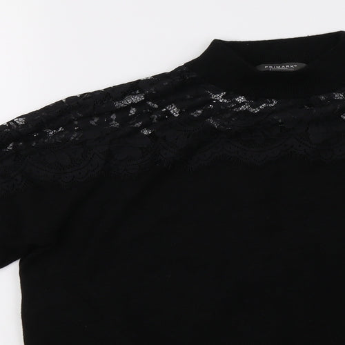 Primark Womens Black   Pullover Sweatshirt Size 12