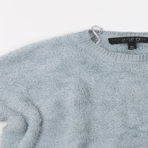 Topshop Womens Green   Pullover Sweatshirt Size 6