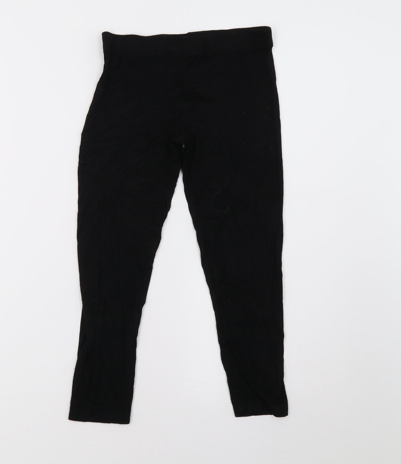 Primark Girls Black   Cropped Trousers Size 10 Years