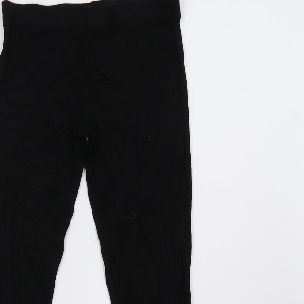 Primark Girls Black   Cropped Trousers Size 10 Years