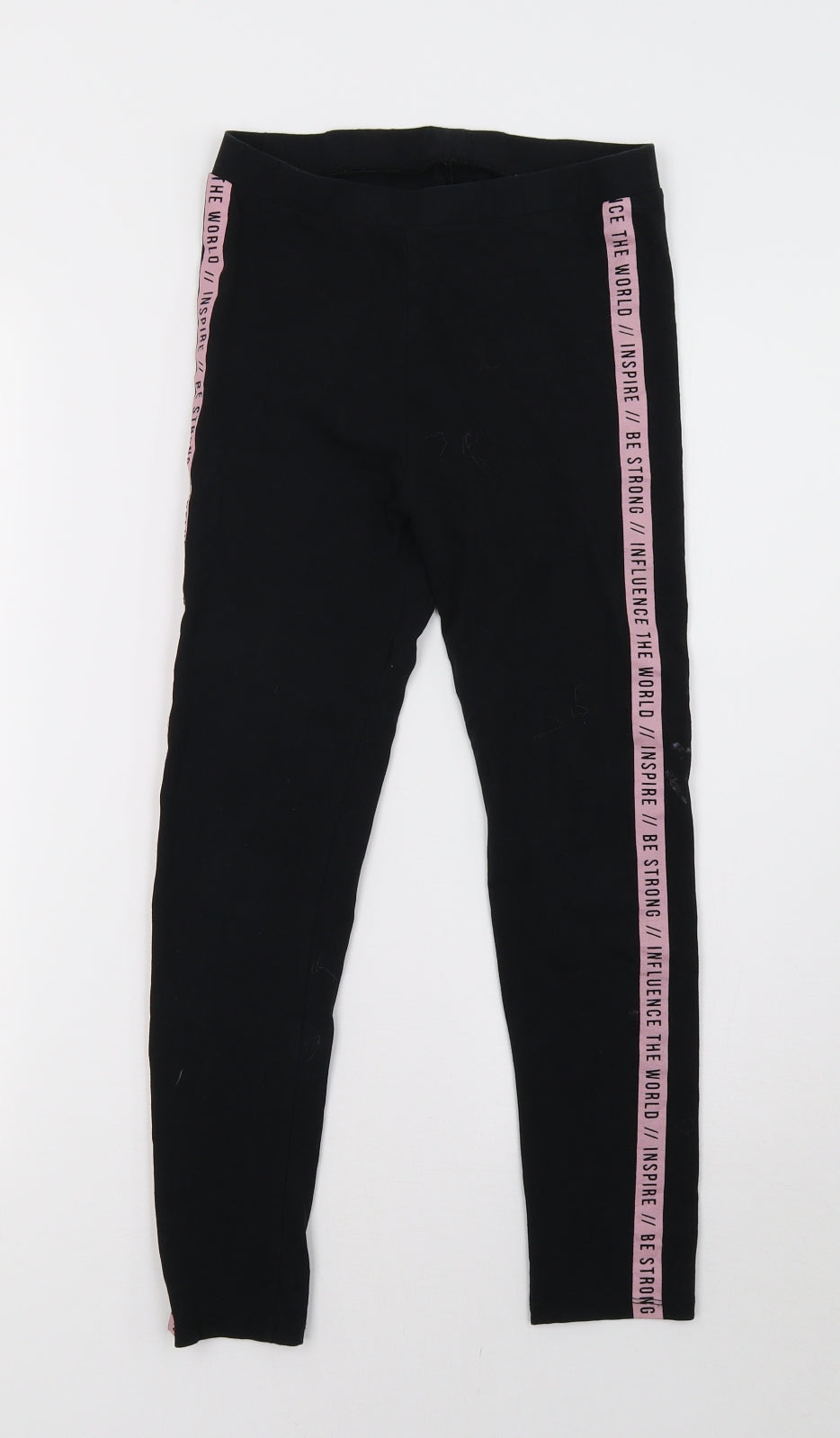 George Girls Black    Trousers Size 13 Years