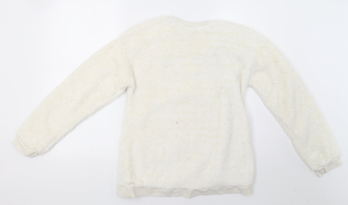 George Girls White    Pyjama Top Size 13-14 Years