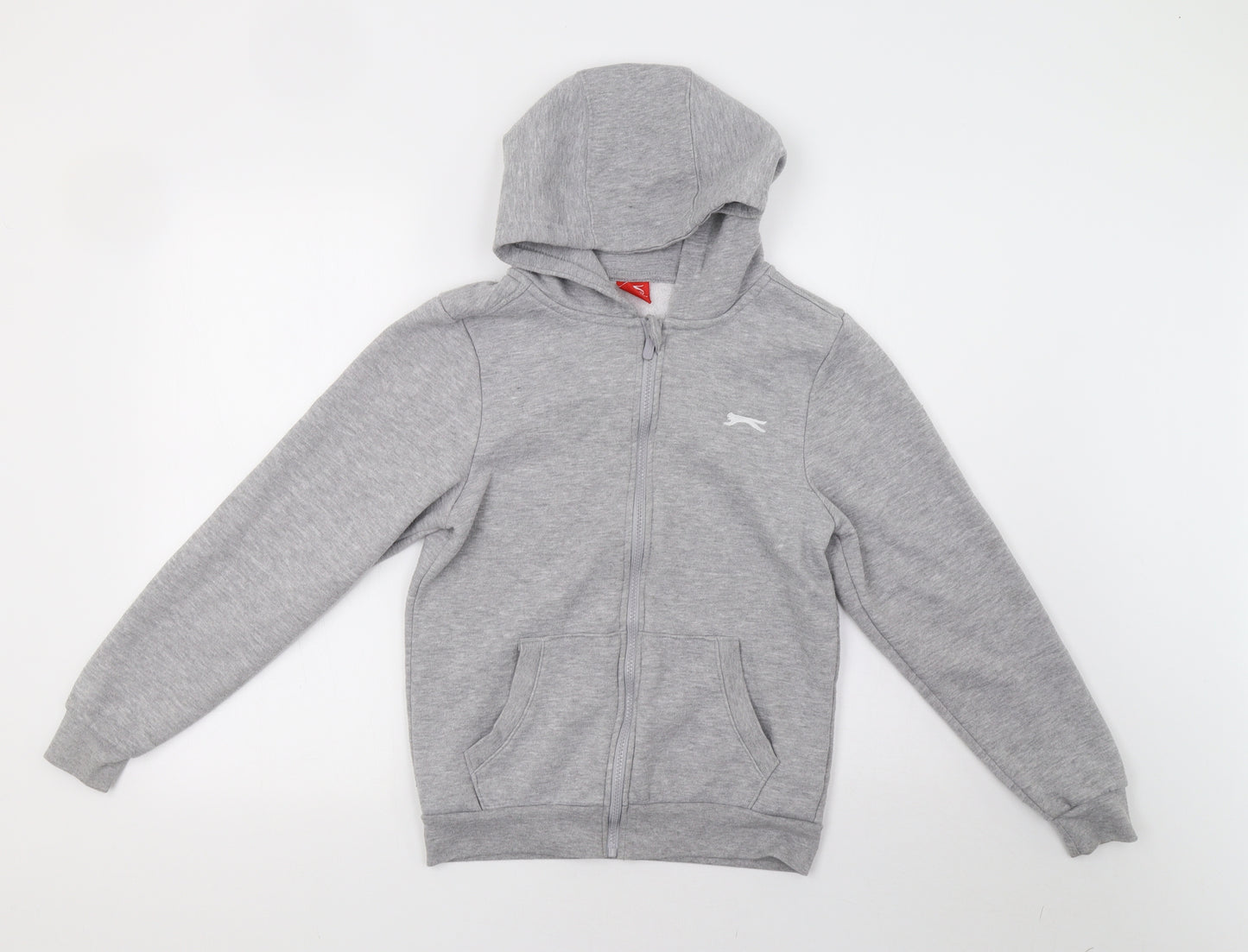 Slazenger Boys Grey   Full Zip Hoodie Size 13 Years