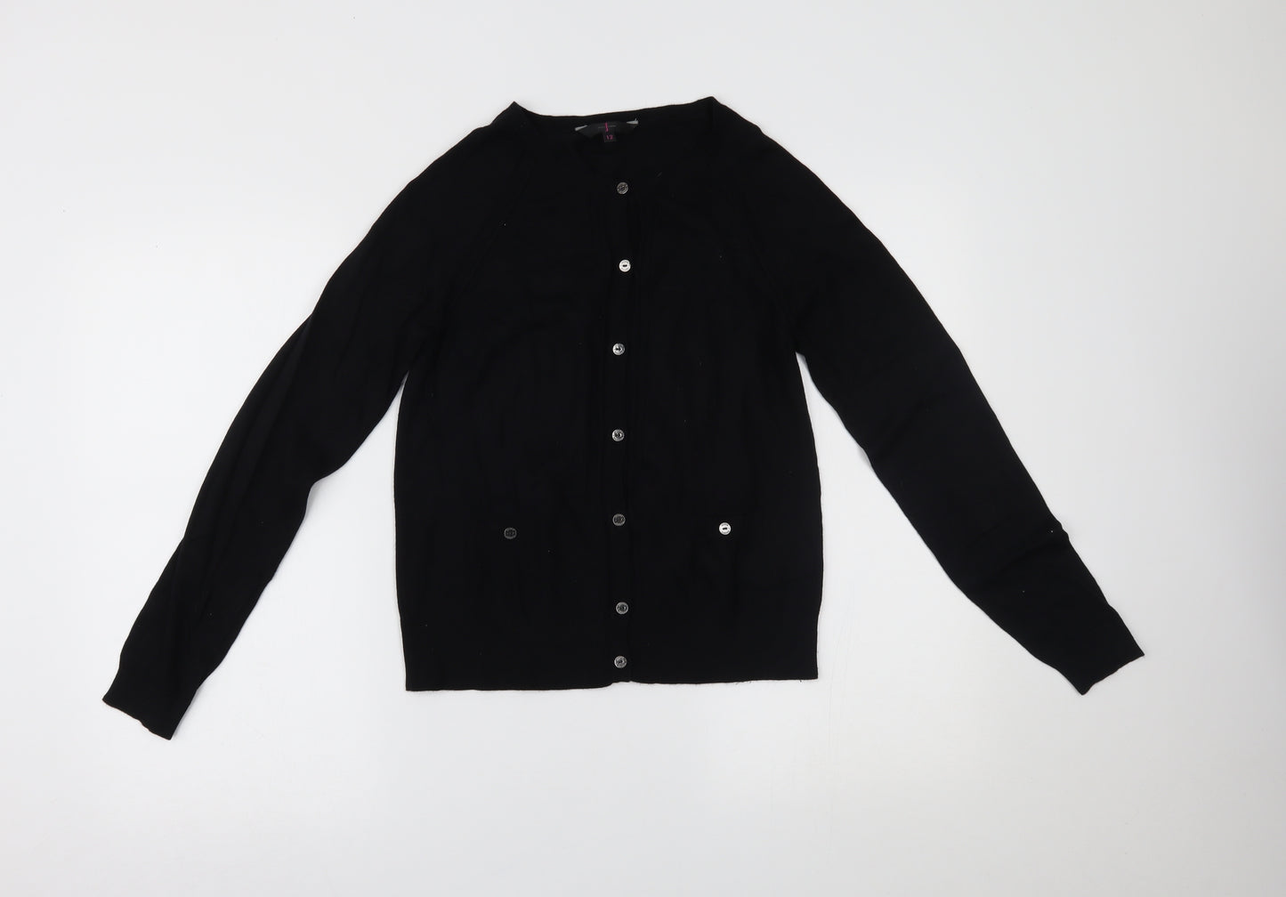 Jasper Conran Womens Black   Cardigan Jumper Size 12