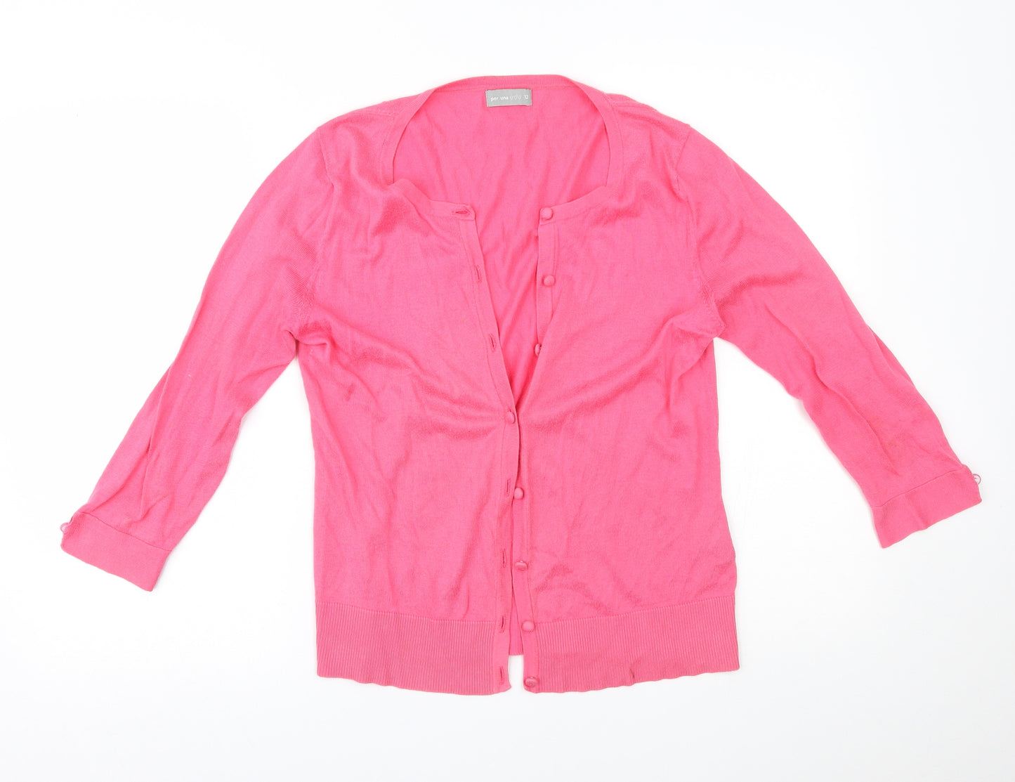 Per Una Womens Pink   Cardigan Jumper Size 12