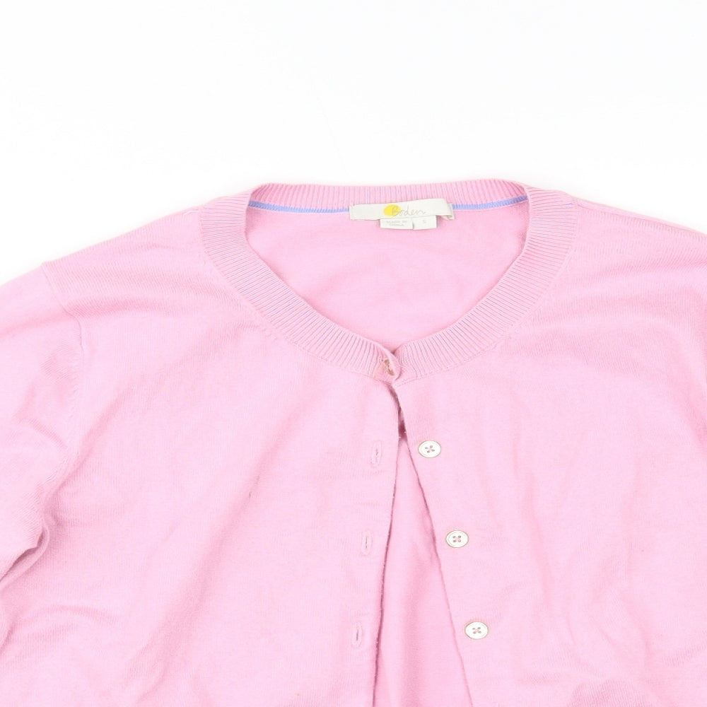 Boden Womens Pink   Cardigan Jumper Size S