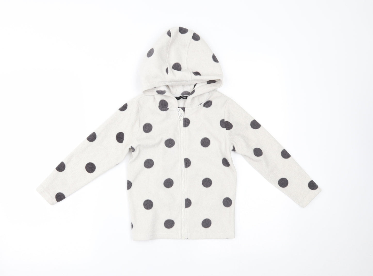George Boys White Polka Dot   Pyjama Top Size 4-5 Years