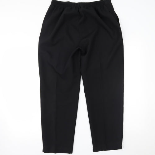 Emma Collection Womens Black   Trousers  Size 16 L26 in