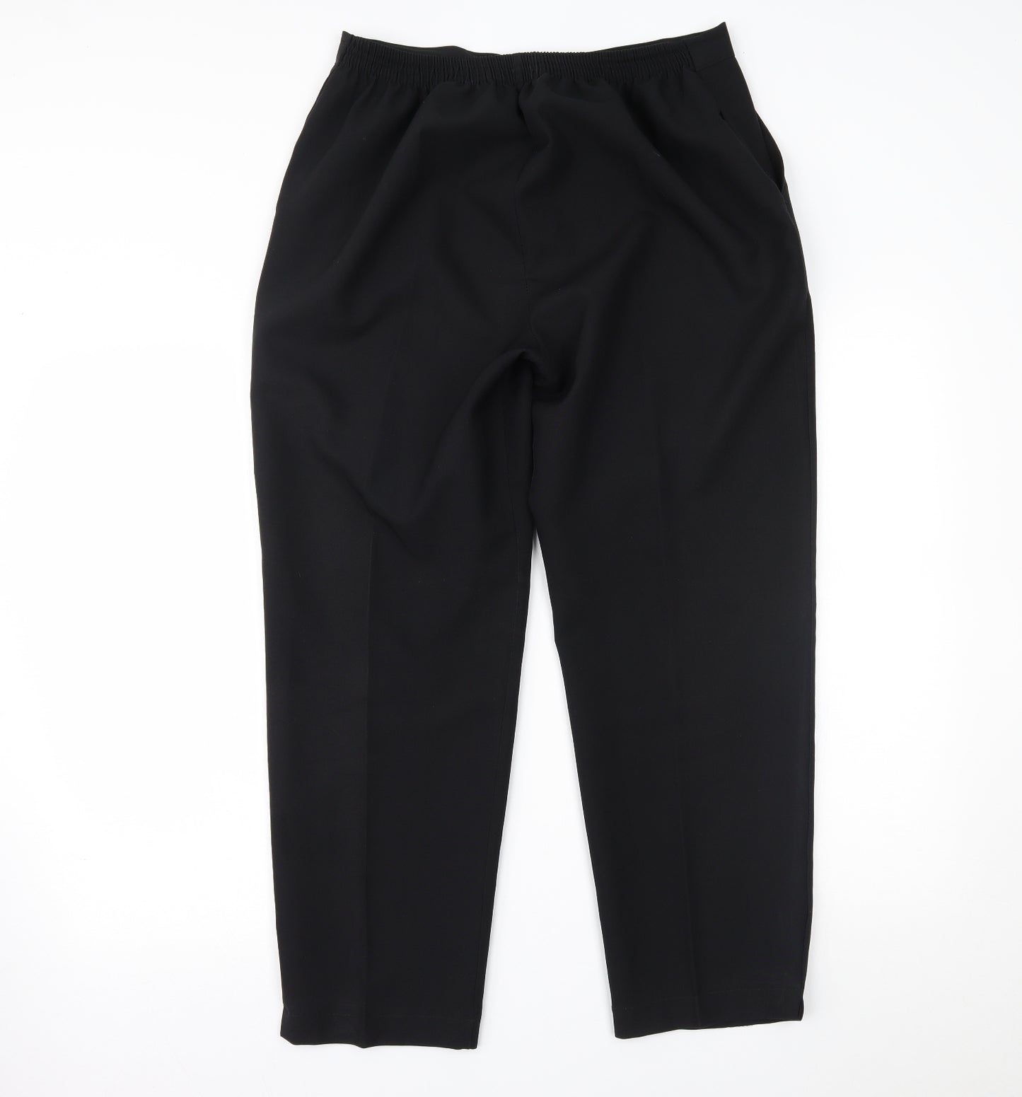 Emma Collection Womens Black   Trousers  Size 16 L26 in