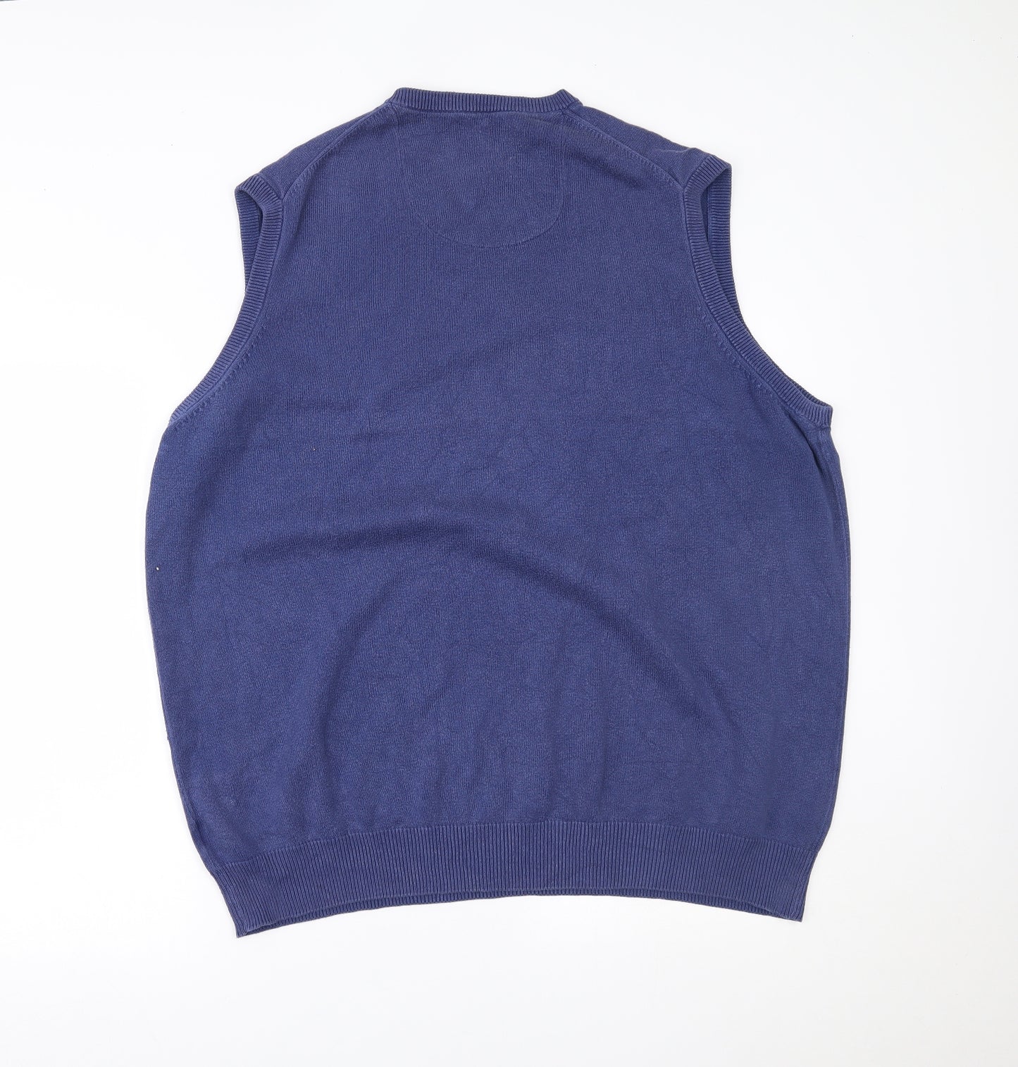 Marks and Spencer Mens Blue   Vest Jumper Size 2XL