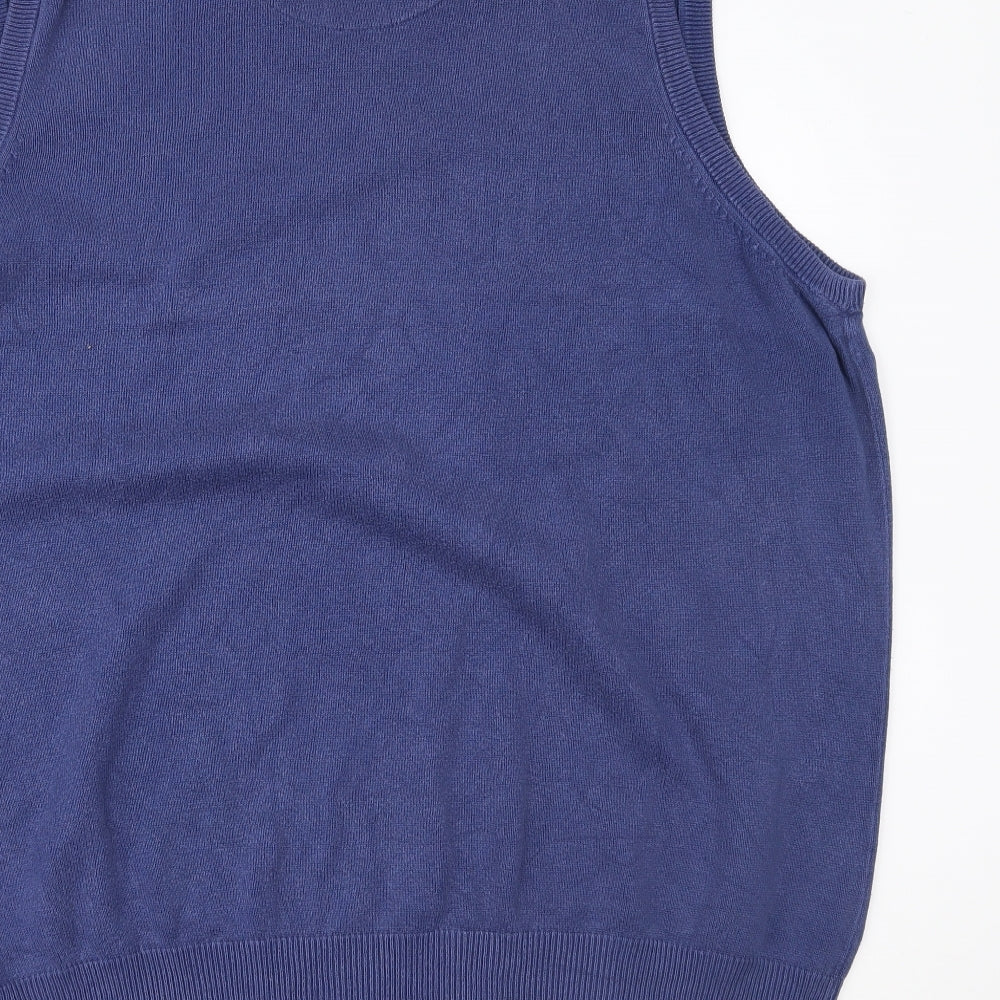 Marks and Spencer Mens Blue   Vest Jumper Size 2XL