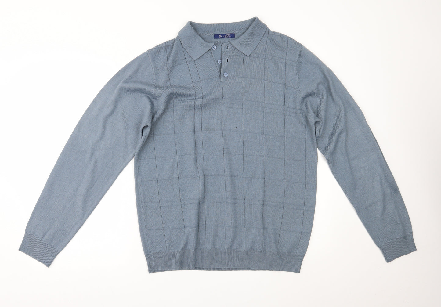 BHS Mens Blue    Polo Size M