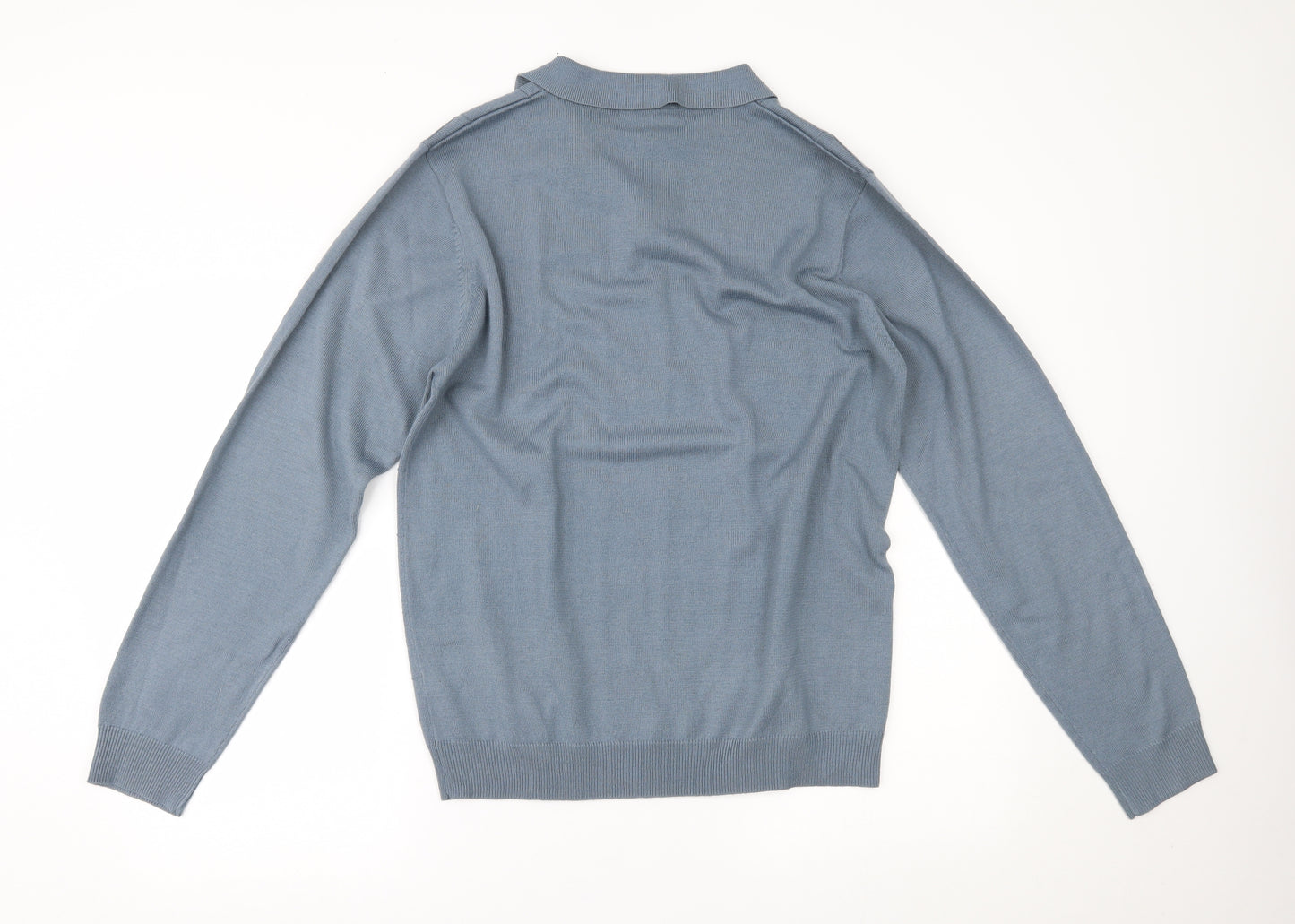 BHS Mens Blue    Polo Size M