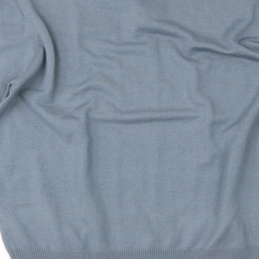 BHS Mens Blue    Polo Size M