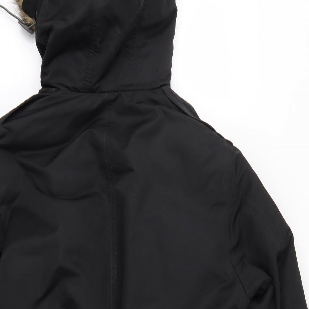 Uniqlo Mens Black   Parka Coat Size M