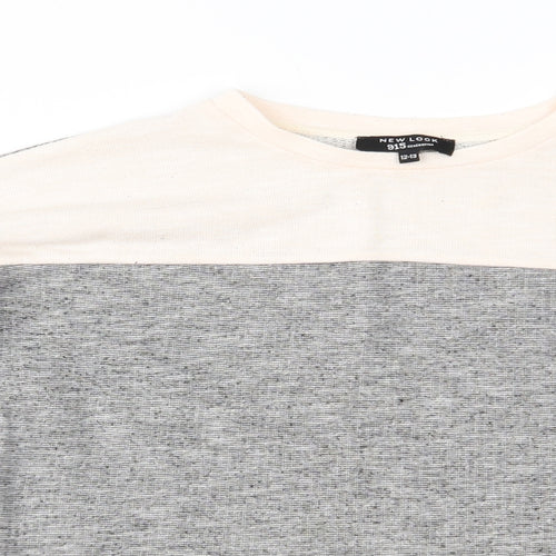 New Look Girls Grey   Pullover Jumper Size 12-13 Years