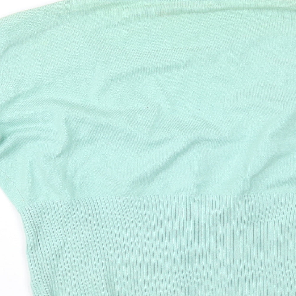 AMARANTO Womens Green   Cardigan Jumper Size 14