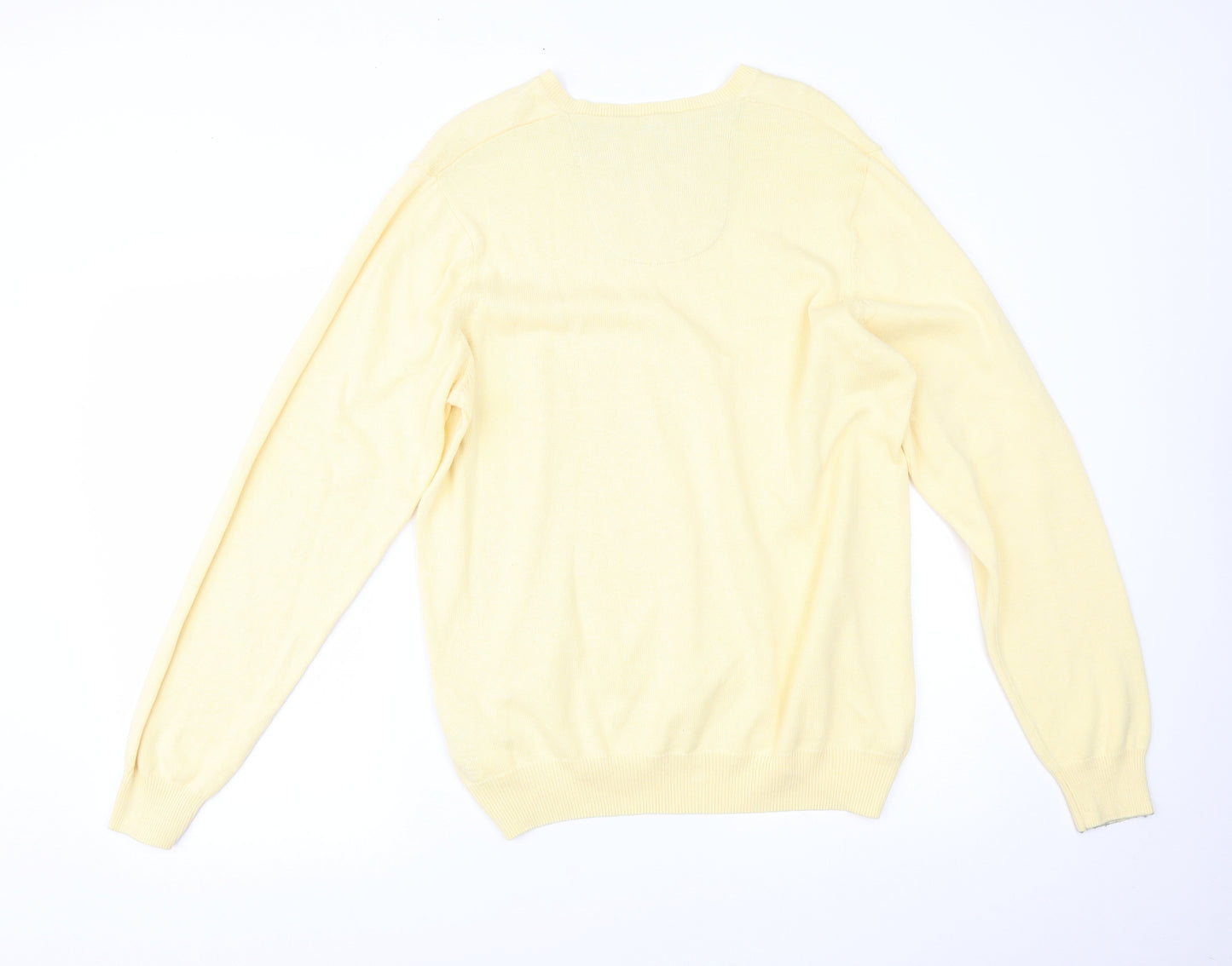 Marks and Spencer Mens Yellow   Pullover Jumper Size L