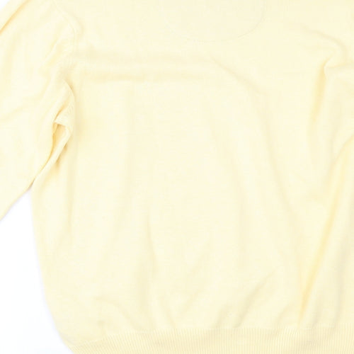 Marks and Spencer Mens Yellow   Pullover Jumper Size L