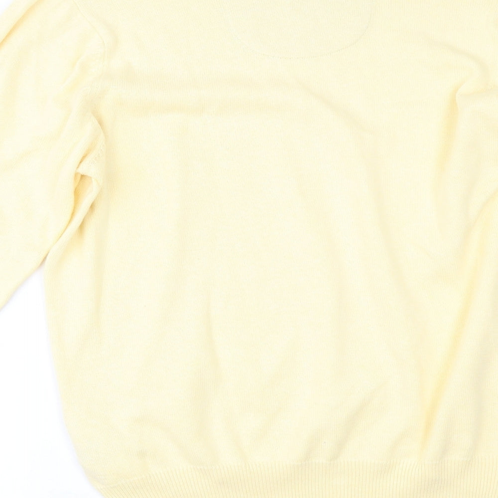 Marks and Spencer Mens Yellow   Pullover Jumper Size L