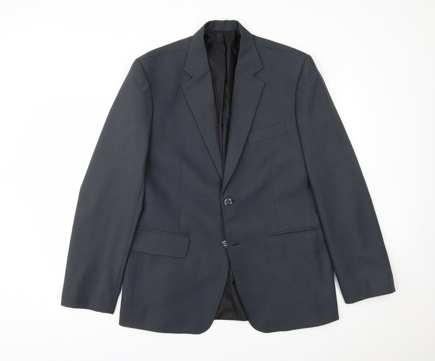 Preworn Mens Grey   Jacket Suit Jacket Size 36
