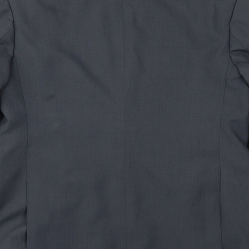 Preworn Mens Grey   Jacket Suit Jacket Size 36
