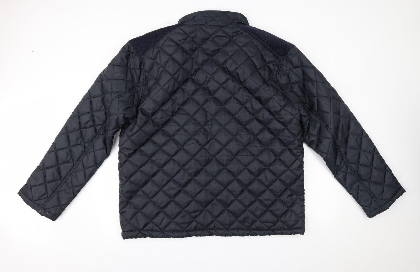 Buccini Mens Blue   Quilted Coat Size XL
