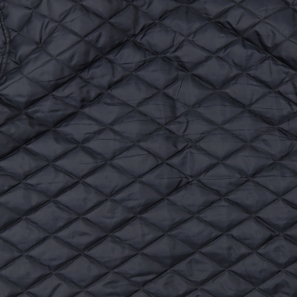 Buccini Mens Blue   Quilted Coat Size XL