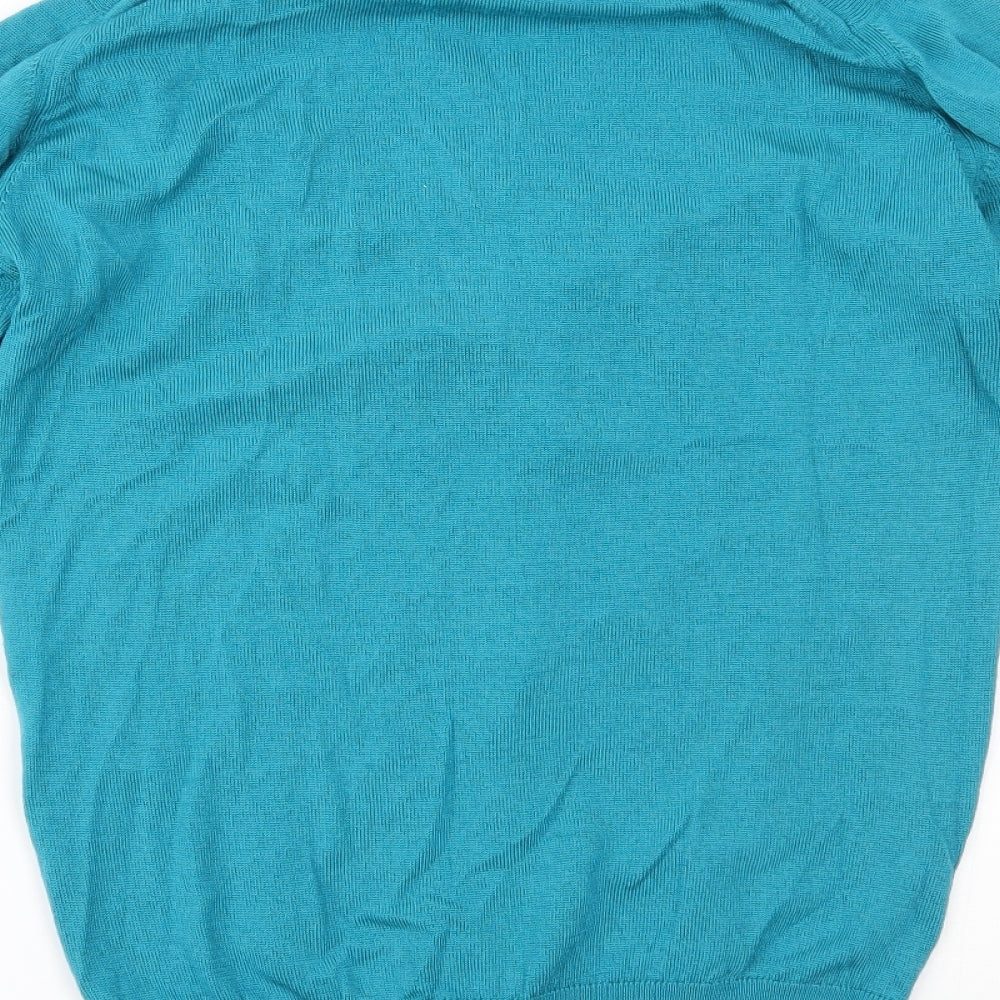 EWM Womens Blue   Basic Blouse Size S