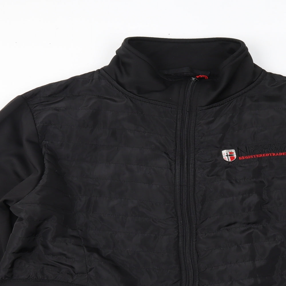 Geographical Norway Mens Black   Puffer Jacket Coat Size 42