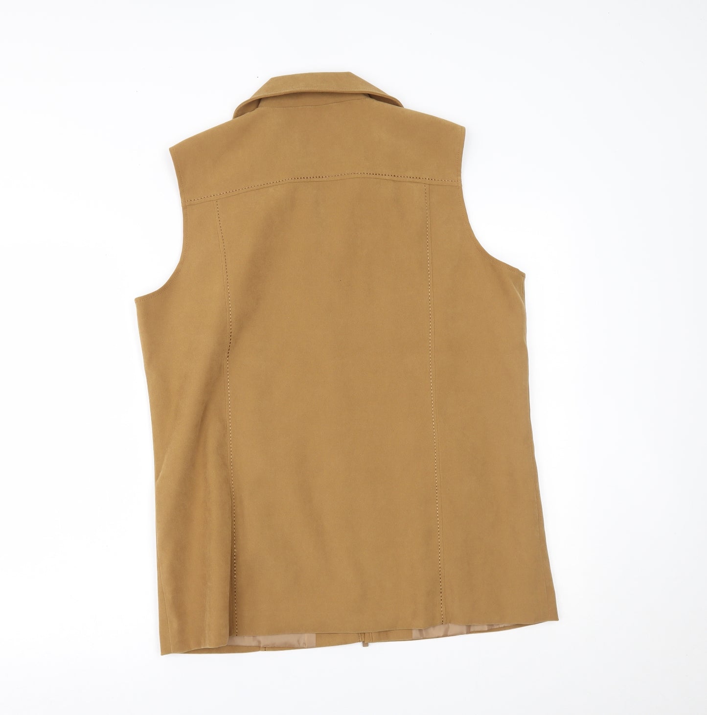 Joella Di Marco Womens Beige   Gilet Waistcoat Size L