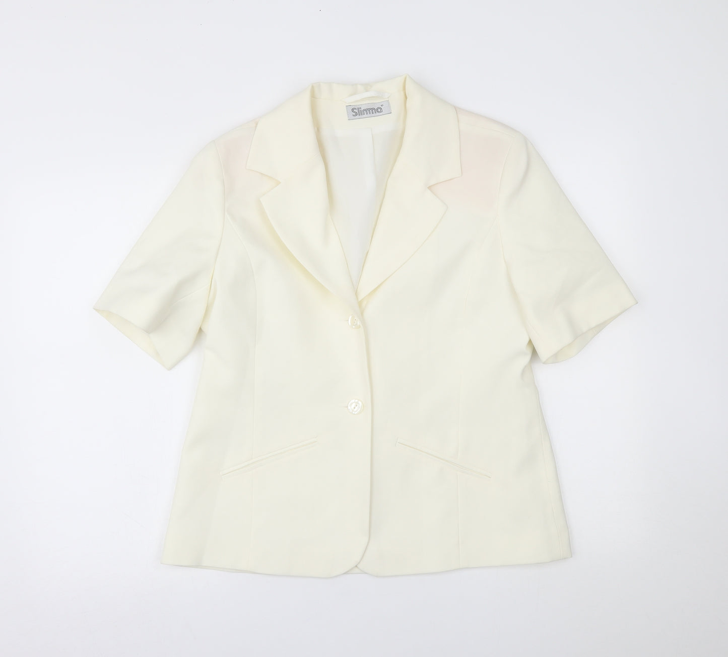 slimma Womens Ivory   Jacket Blazer Size 14