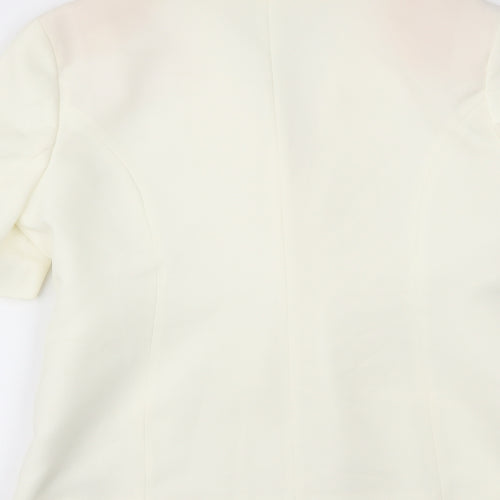 slimma Womens Ivory   Jacket Blazer Size 14